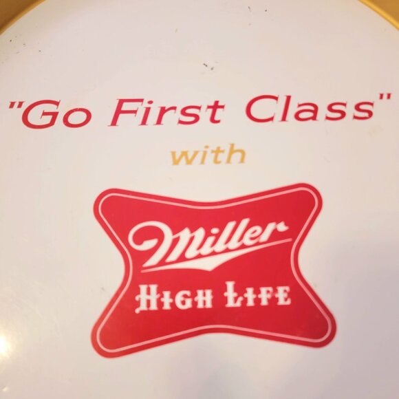 Miller High Life Vintage 50s Beer Serving Tray Breweriana Collectible Home Decor - Picture 13 of 14